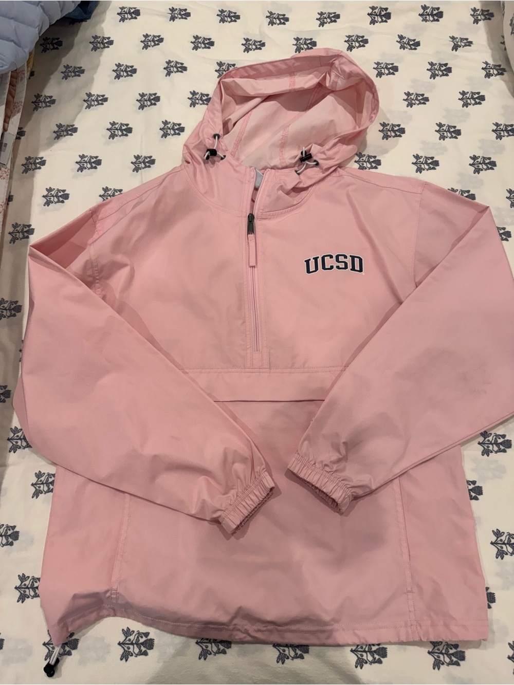 UCSD Champion Pink Windbreaker